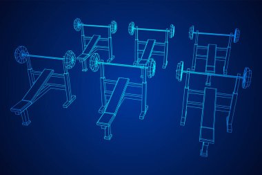 Ağırlıklı halter. Spor aletleri. Vücut geliştirme, kaldırma