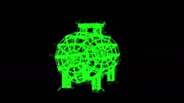 Yanıcı madde ve petrol depolamak için yakıt deposu