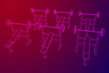 Ağırlıklı halter. Spor aletleri. Vücut geliştirme, kaldırma