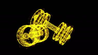 Dambılların spor aletleri. Vücut geliştirme, ağırlık kaldırma, fitness konsepti