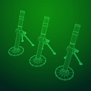 Ateşli silah ordu havanı ve benimki. Kablo çerçevesi düşük yalan makinesi