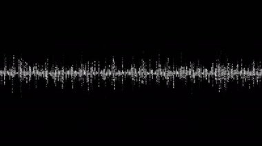 Music equalizer, audio waves or sound frequency in lines