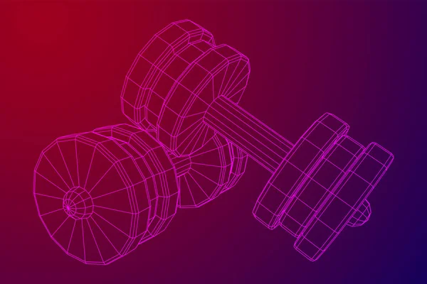 Paraplu 's Gym apparatuur. Bodybuilding, powerlifting, fitness concept — Stockvector