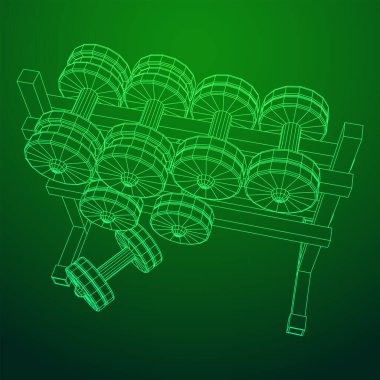 Dambılların spor aletleri. Vücut geliştirme, ağırlık kaldırma, fitness konsepti