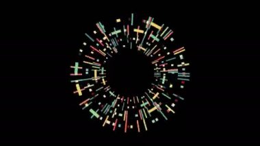 HUD daire arayüzleri, yüksek teknoloji fütüristik ekran