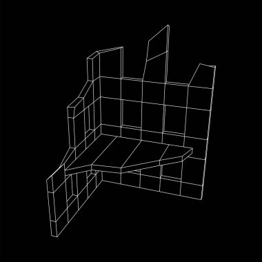 Harap olmuş bina ve beton, savaş yıkım konsepti