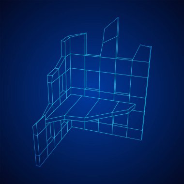 Harap olmuş bina ve beton, savaş yıkım konsepti