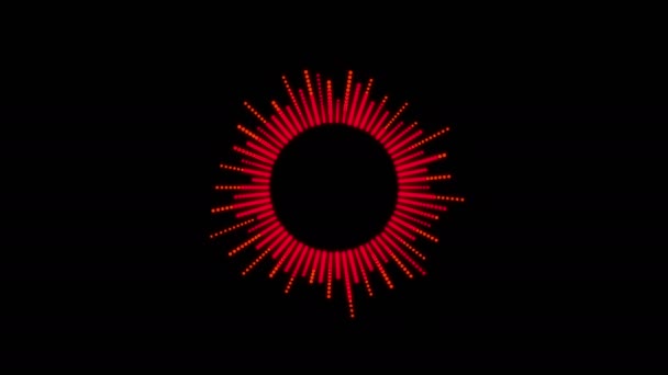 Design de hud de interface circular, elementos infográficos como equalizador de música — Vídeo de Stock