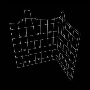 Harap olmuş bina ve beton, savaş yıkım konsepti