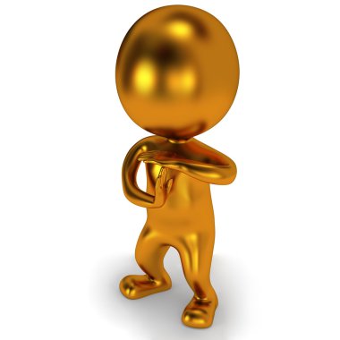 Altın sevimli adam gösteri zamanı dışarı jest