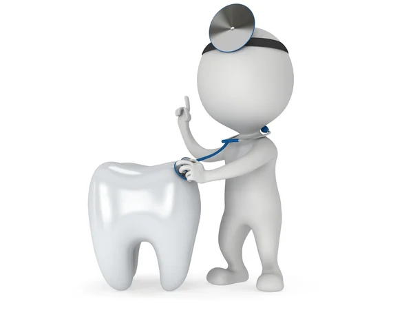 Médico check-up dente saudável — Fotografia de Stock