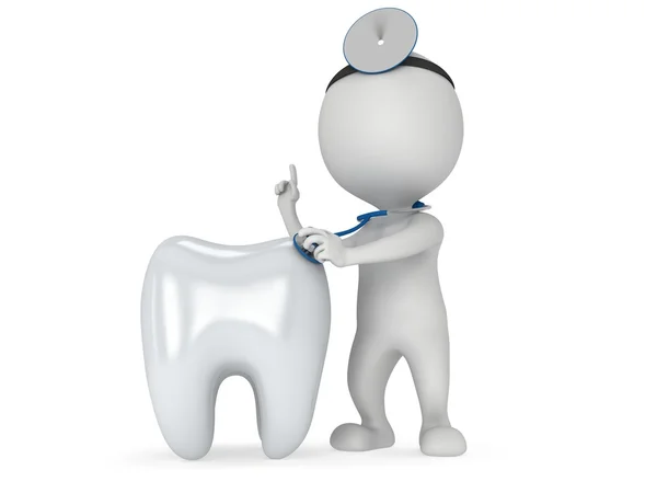 Doctor checkup healthy tooth — Stock Photo, Image