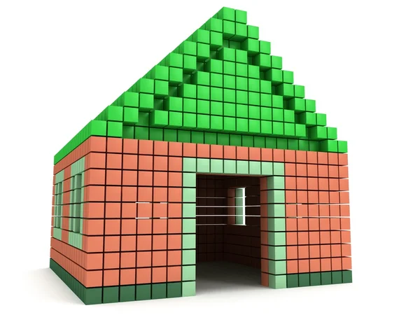 복으로 만든 집 — 스톡 사진
