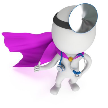 başparmak kadar gösteren doktor.