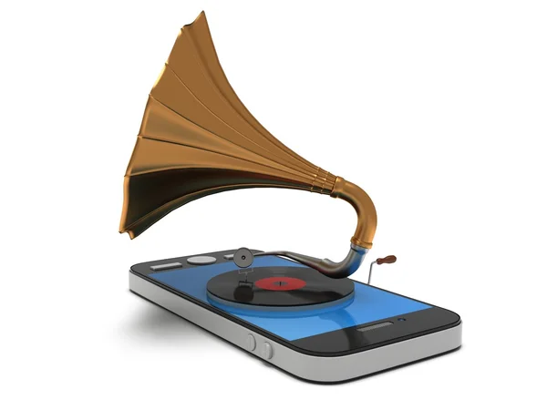 Smartphone music concept — Stock Photo, Image