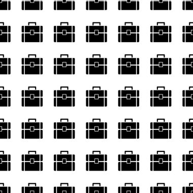 Briefcase seamless pattern. Vector