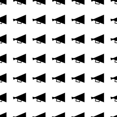 Loudspeaker seamless pattern. Vector