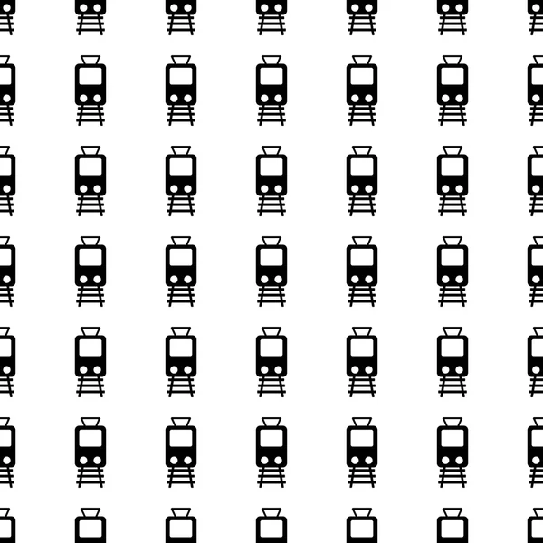 Train seamless pattern. Vector — Stockový vektor