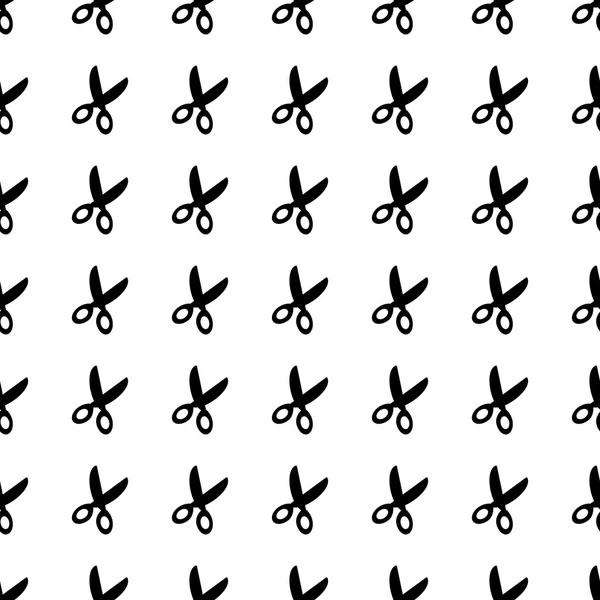 Scissors seamless pattern. Vector