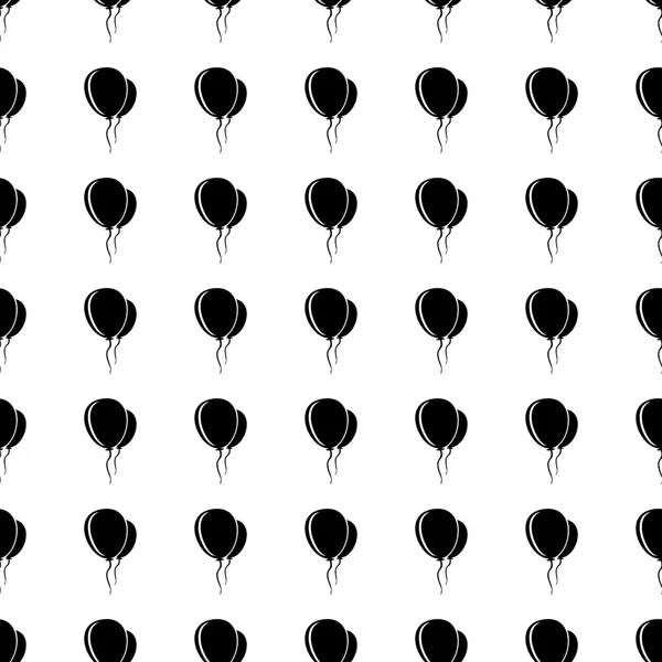 Ballons seamless pattern. Vector — Stock Vector