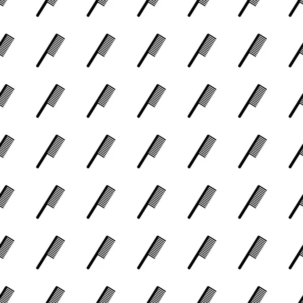 Hairbrush seamless pattern. Vector — Stockvector