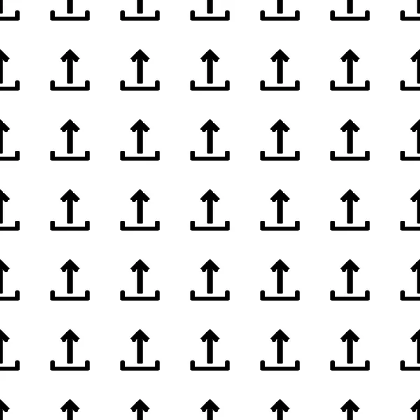 Upload arrow seamless pattern. Vector — Wektor stockowy