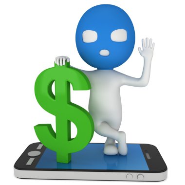 Yeşil dolar ve smartphone ile 3D hırsız