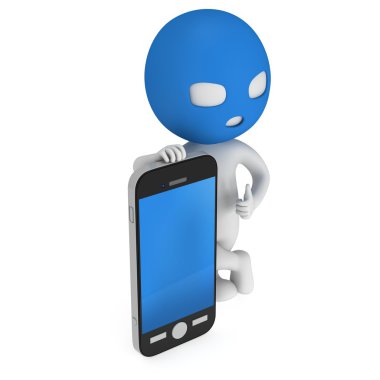 3D hırsız ile smartphone