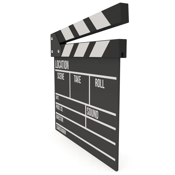 โรงภาพยนตร์คลัปเปอร์บอร์ด 3D — ภาพถ่ายสต็อก