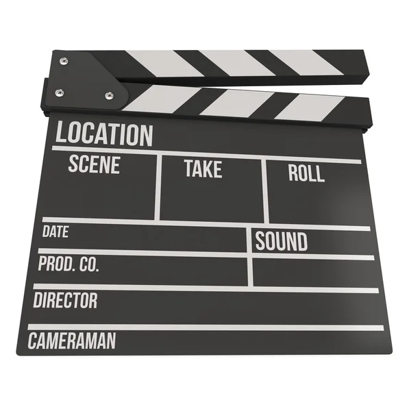 Clapperboard de cine 3D — Foto de Stock