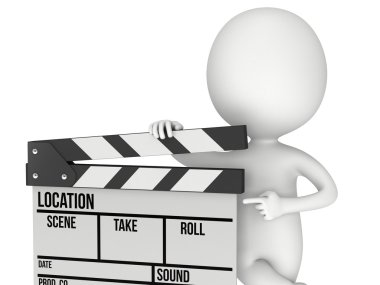 3D Sinema Klaket adamla
