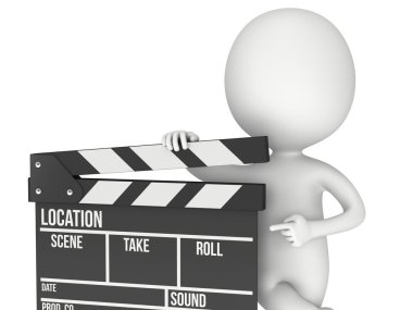 3D Sinema Klaket adamla