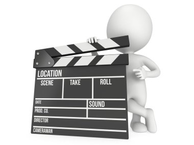 3D Sinema Klaket adamla