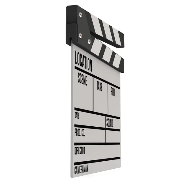 Clapperboard de cine 3D — Foto de Stock