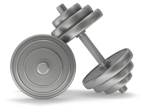 Metal Dumbbells — Stock Photo, Image