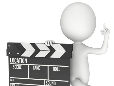 3D Sinema Klaket adamla
