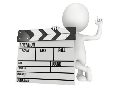 3D Sinema Klaket adamla