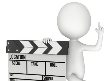 3D Sinema Klaket adamla