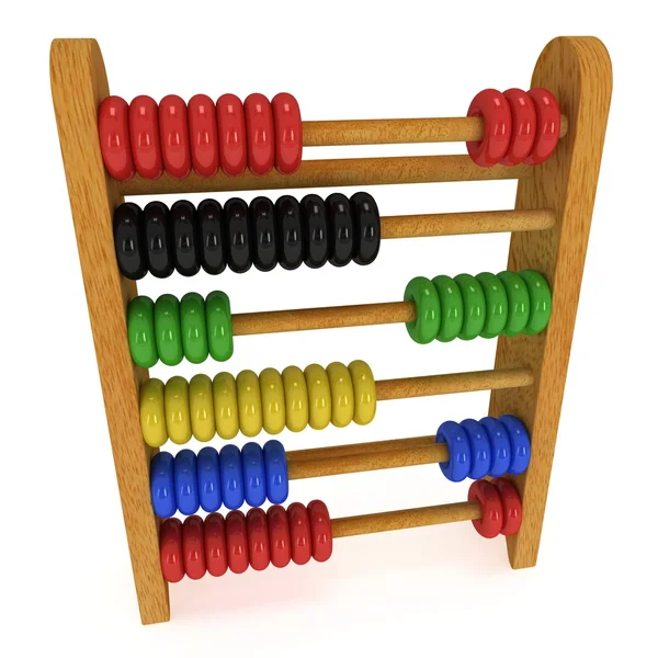 3d toy abacus — Stock Photo, Image