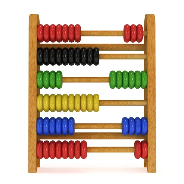 3d toy abacus — Stock Photo, Image
