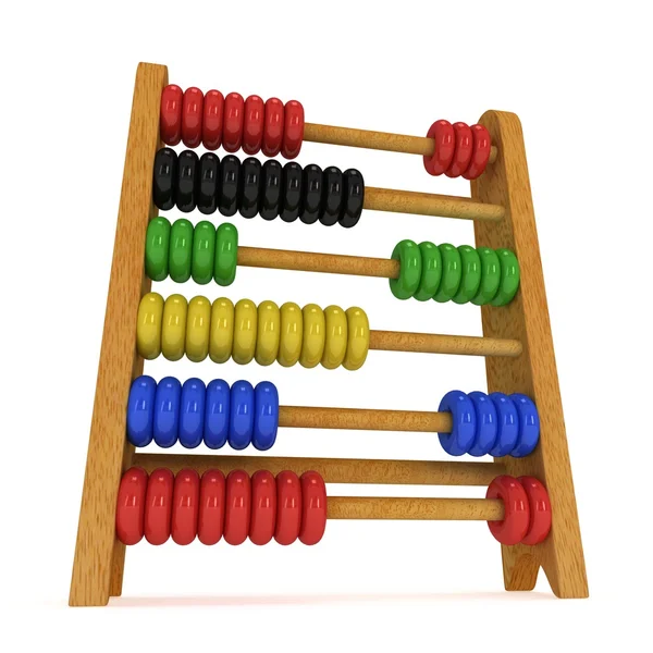 3d toy abacus — Stock Photo, Image