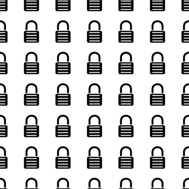 Kilit seamless modeli. Vektör