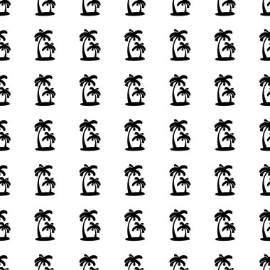 Palm seamless modeli. Vektör