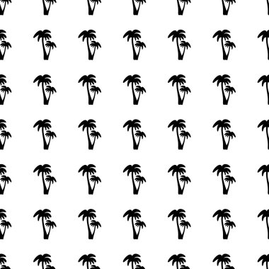 Palm seamless modeli. Vektör