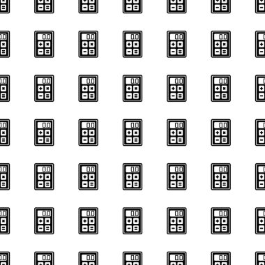 hesap makinesi seamless modeli. Vektör