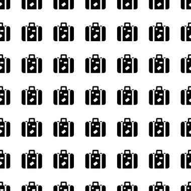 Bavul seamless modeli. Vektör