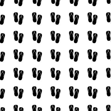 Dikişsiz desen floplar. Vektör