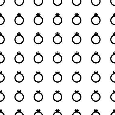 wedding ring seamless pattern. Vector