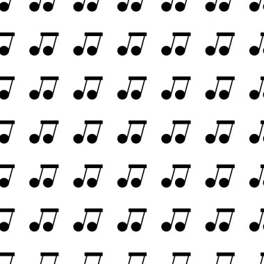 Music seamless pattern. Vector