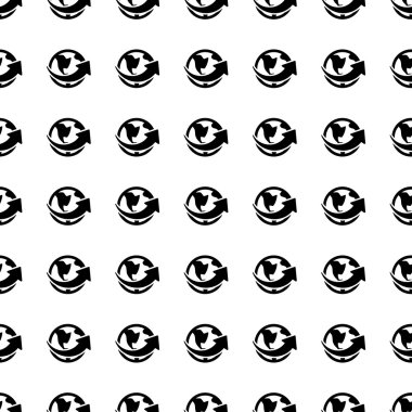 Earth seamless pattern. Vector